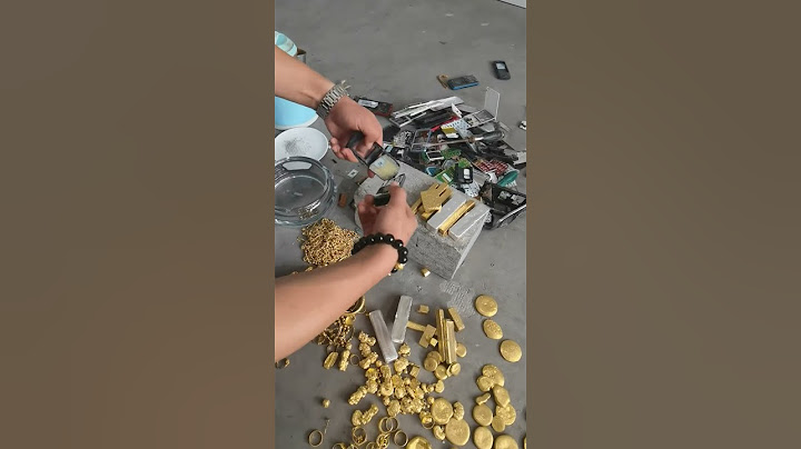 E-waste to gold.#goldrefining #ewaste