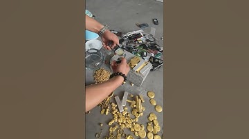 E-waste to gold.#goldrefining #ewaste