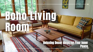 Boho Living Room Makeover – Relaxing Decor Ideas for Ultimate Comfort! 🌿✨