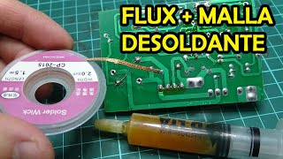 DESOLDING with DESOLDING MESH and FLUX - Utsource -