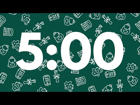 5 minute classroom timer with relaxing lofi music, take a break timer