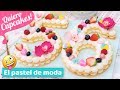 Pastel de nmeros  tendencia 2018  quiero cupcakes