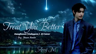 Sunghoon (Enhypen) - Treat You Better Ai Cover Org . Shawn Mendes [Areij M]