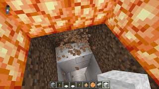 Day 2 Of Building A Underground House In Minecraft!