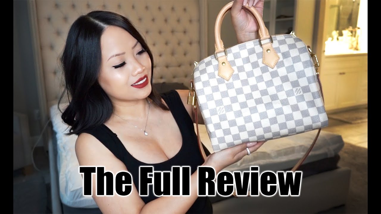 REVIEW* Louis Vuitton Speedy 25 B! What Fits, Mod Shots 