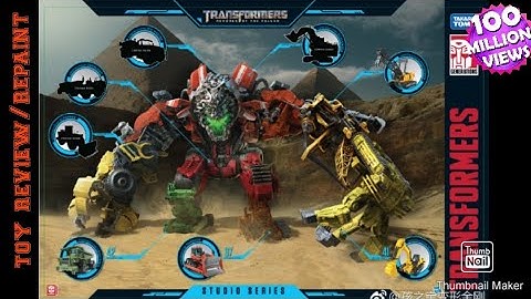 #Transformers mini constructicon devastator toy review/repaint (tfrotf)