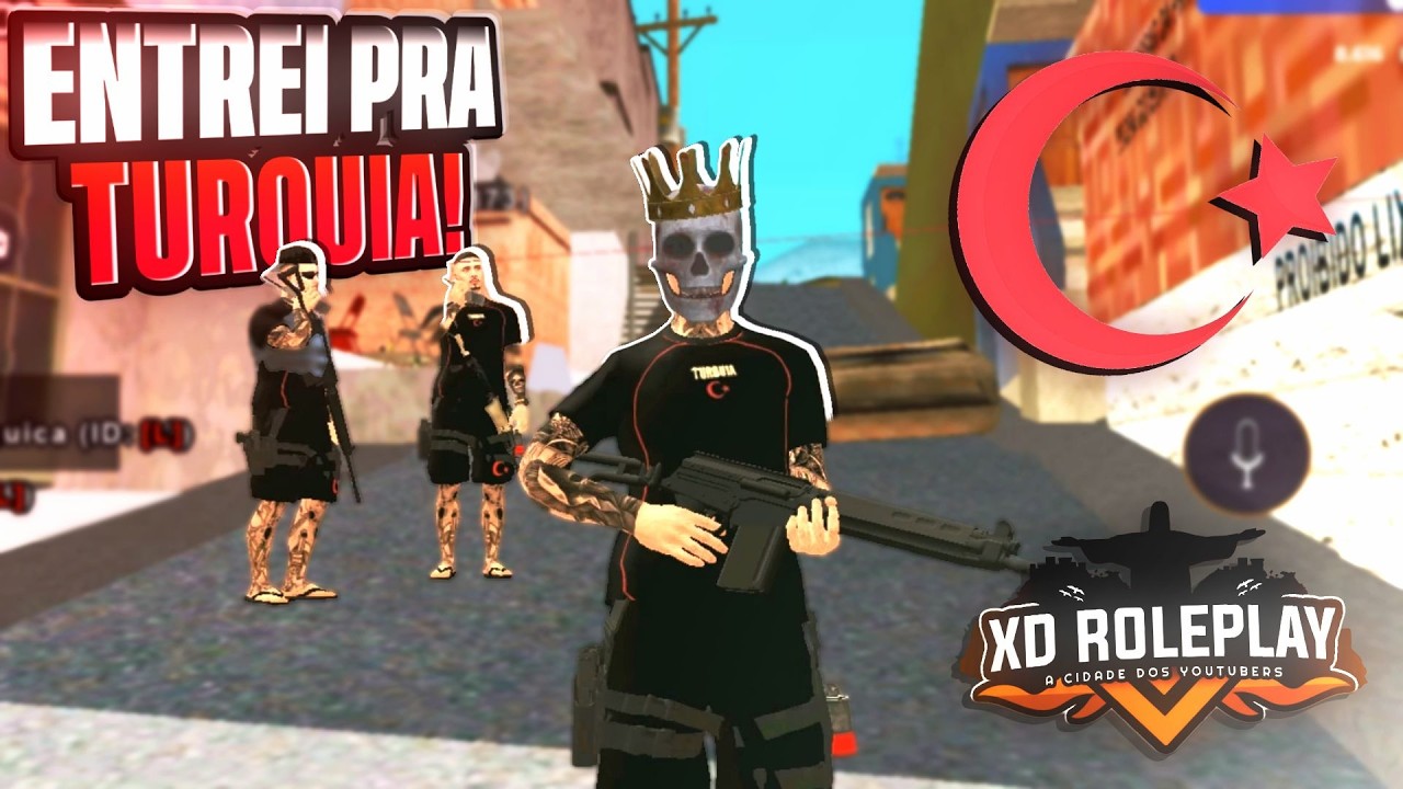 ENTREI PRA TROPA DA TURQUIA NO MTA DE ANDROID!💀 - GTA SAMP XD ROLEPLAY