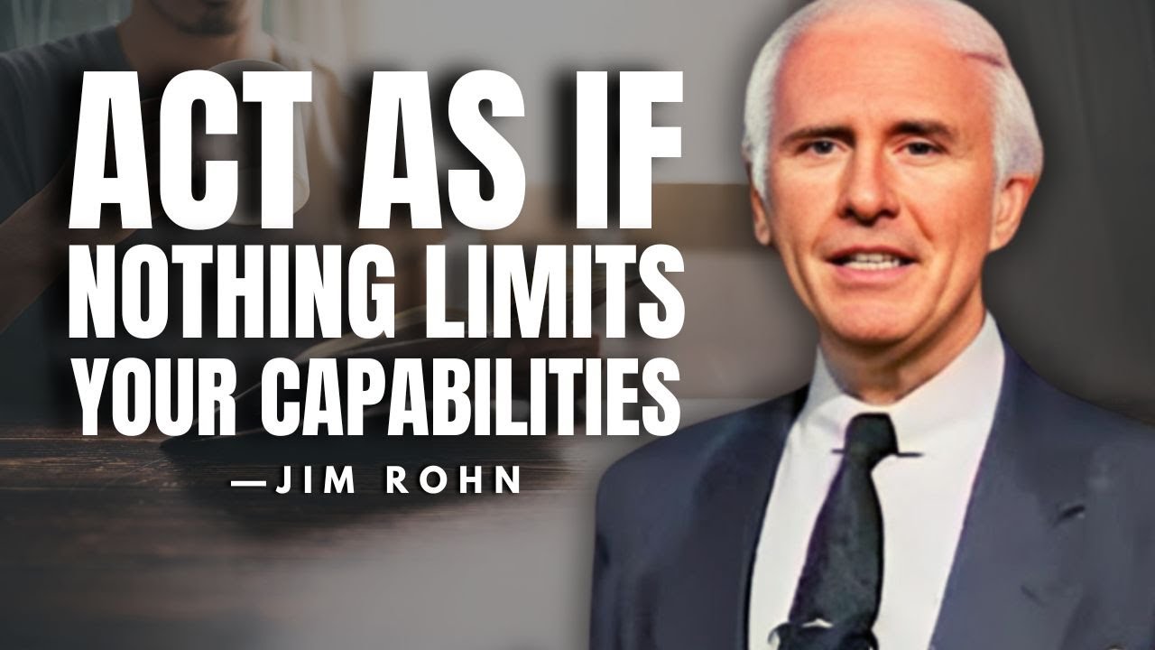 Learn To Act As If Nothing Limits Your Capabilities - Jim Rohn ...