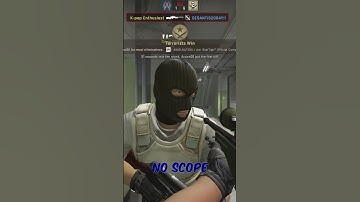 INSANE NO SCOPE ACE #shorts #csgo #csgoclips #csgofunny