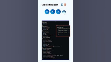 Social Media Icons Animation using CSS🧑‍💻 #coding #programming #csstricks #webdevelopment #frontend