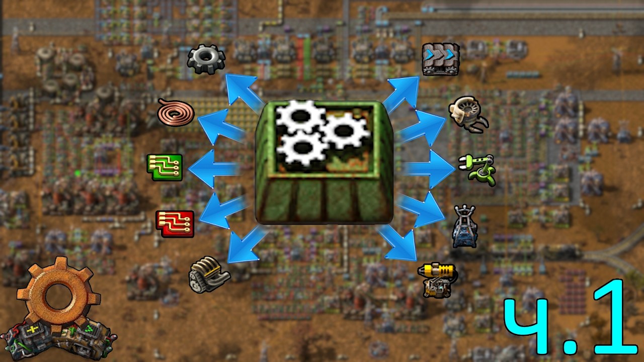 Как научить сборщик переключать рецепты | Логические схемы Factorio №7