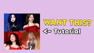 how to make blackpink 4k collage pictures? |inshort tutorial no capcut needed!|✨ screenshot 3