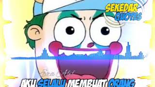 Aku selalu membuat orang tertawa tapi selalu disepelekan