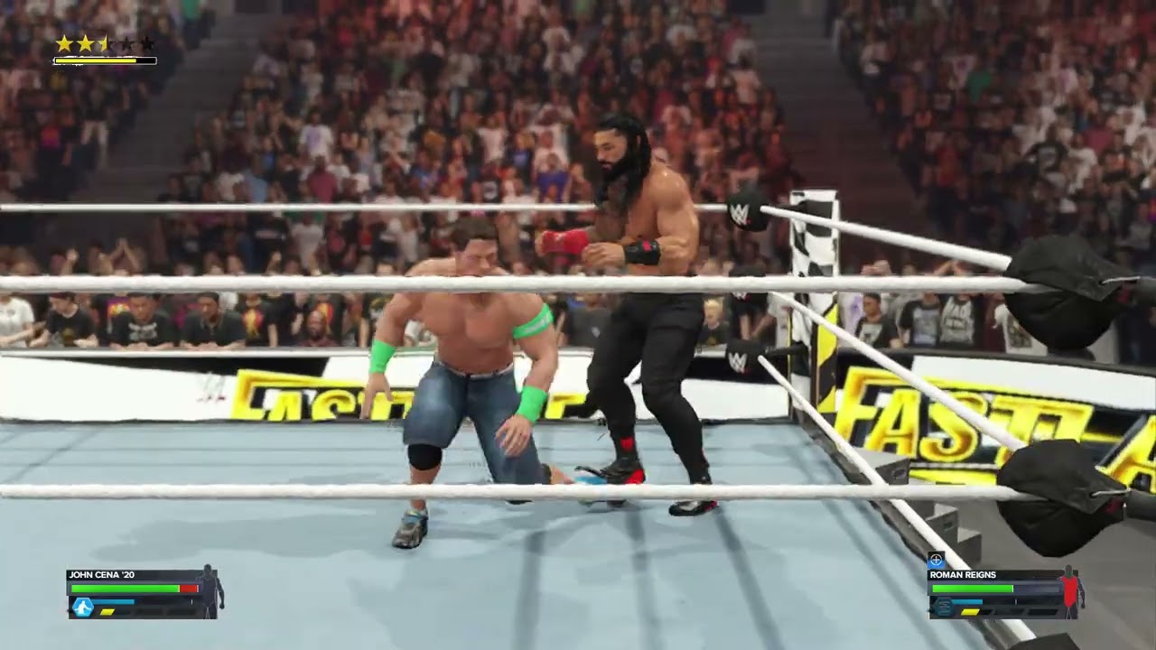 WWE 2K24 Mein masti  Cena  ne Roman ki Halat kharab kar di