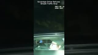 Sovereign Citizen Refuses to Cooperate During Traffic Stop