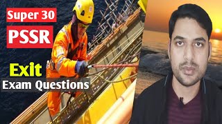 PSSR Exit Exam Questions with Answer |DG Shipping exit Exam 2024|