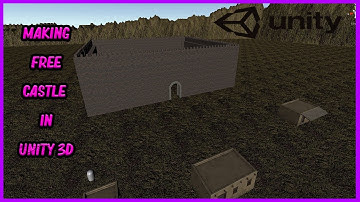 Making  a castle for free in unity 3d make your own video game for free!