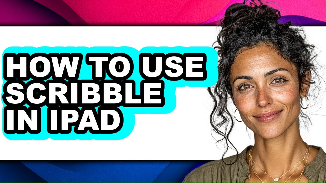 How to Use Scribble in Ipad (full Guide) - YouTube