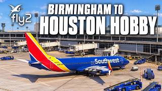 Southwest iFly 737 Max | Birmingham → Houston Hobby | Fly2High | MSFS 2024