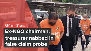 Ex-NGO chairman, treasurer nabbed in false claim probe