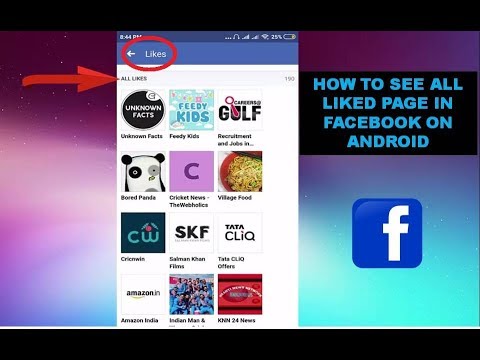How to See All Liked Pages In Facebook on Android - YouTube