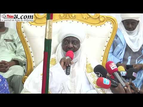 L'Emir de Kano visite la cimenterie Dangote de Pout (discours et itv)