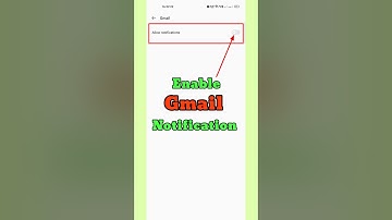 How To Enable Gmail Notification In Mobile ||#shorts#viral