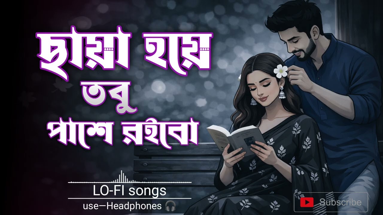 ছায়া হয়ে তবু পাশে রইবো | Chaya Hoye Tobu Pashe Roybo | New Bangla Romantic Song | #Lofi_songjeet