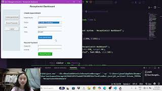 Clinic Management System - Receptionist Dashboard (Java AWT) Demo