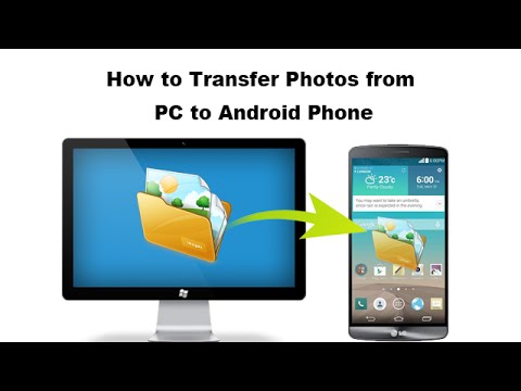 How to Transfer Photos from PC to Android Phone - YouTube