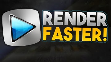 How To Render Faster (2x)in Sony Vegas Pro! (Easy)(Working)
