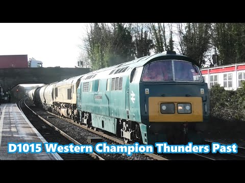 D1015 Western Champion returns for Mainline Test with 66714. 10/01/24