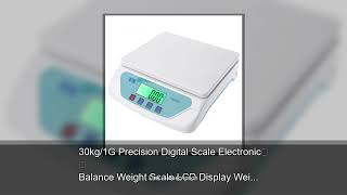 30kg/1G Precision Digital Scale Electronic Balance Weight Scale LCD Display Weight Scale Accura