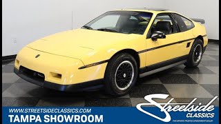 1988 Pontiac Fiero GT 4038-TPA for sale | Charlotte, Atlanta, Dallas, Tampa, Phoenix, Nashville