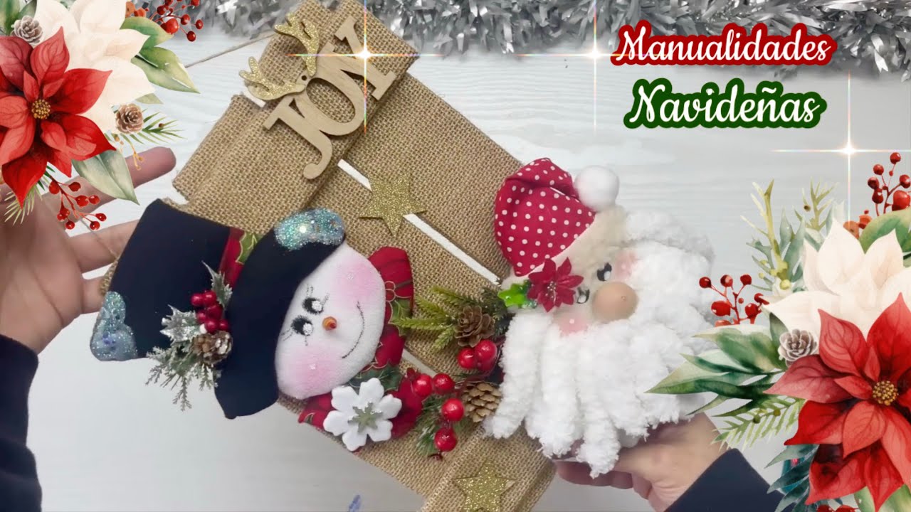 5 Lindas MANUALIDADES NAVIDEÑAS/ Ideas con Reciclaje! Christmas Decor / Artesanato