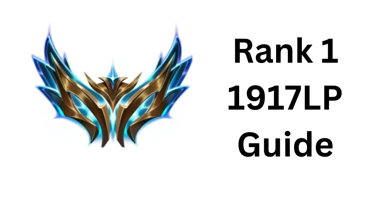 How To Actually Climb In Ranked League (From A Rank 1 Player) - YouTube
