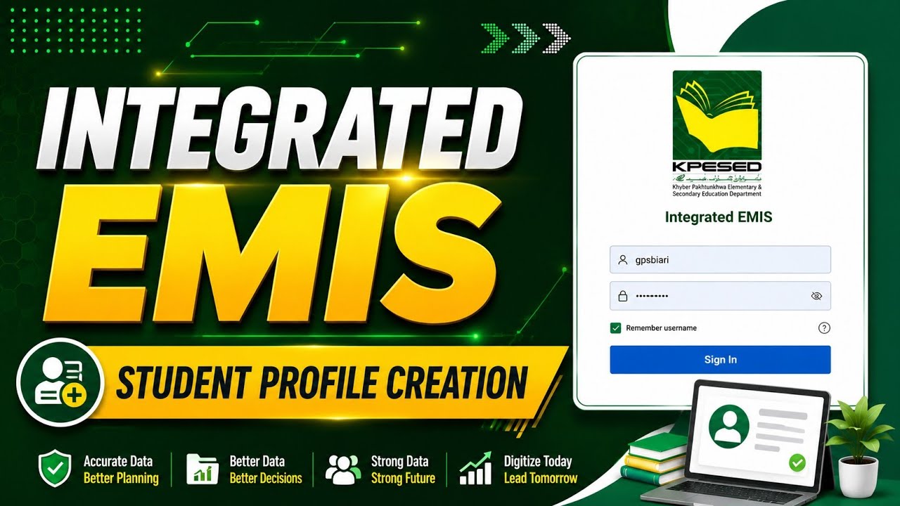 Integrated EMIS Student Profile Creation | Complete Step-by-Step Guide ...
