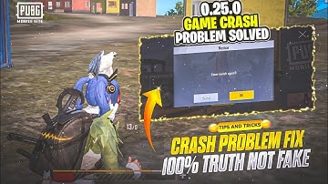 Pubg Mobile Lite Crash Problem Slove 😍 Pubg Lite New update Crash Problem fix I Crash Problem Fix
