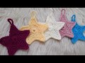 كروشيه زينه رمضان شكل النجمه Ramadan Decorations Star Shape Crochet 