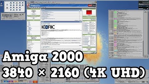 Amiga 2000 4K UHD RTG [ PiStorm / Emu68 ]