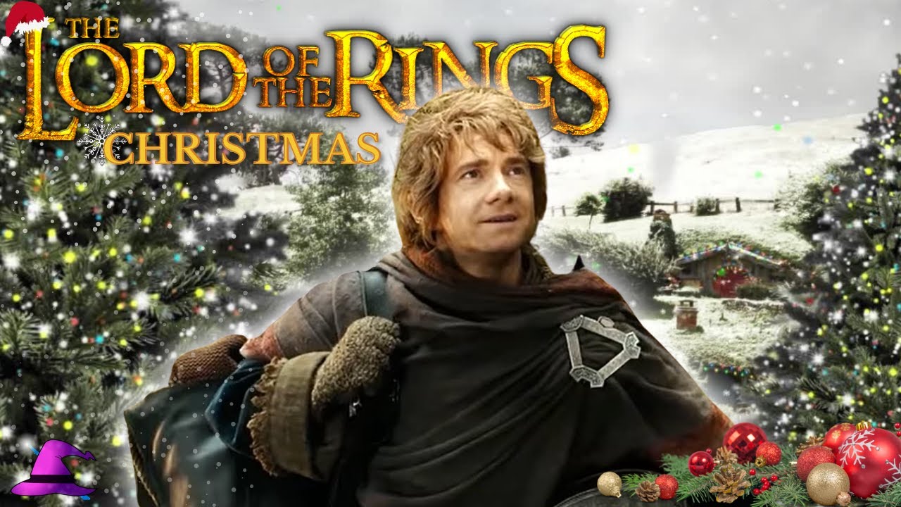 Christmas Time in Bag End 🎄 | Lord of the Rings ASMR Ambience ...