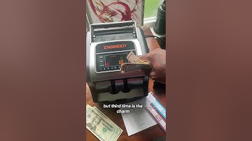 ENGINDOT Money Counter Machine with a UV/MG/IR/DBL/HLF/CHN/DD Image Counterfeit Detection, Large LED
