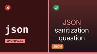 Wordpress: Importing JSON feed should the content be sanitized