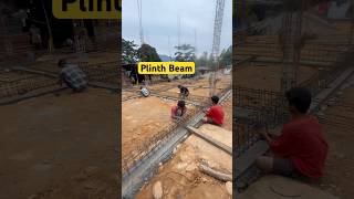 Plinth Beam Steel Size ? #plinthbeam #homedesign #viral #shortsfeed #civilengineering #construction