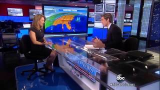 Ginger Zee legs & high heels (12-26-13)