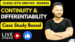 Case Study Based Questions || Continuity and Differentiability  || MATHS |  NCERT Class 12 Chapter 5