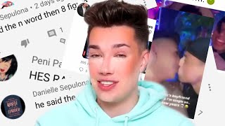 James Charles says n word and kisses larray