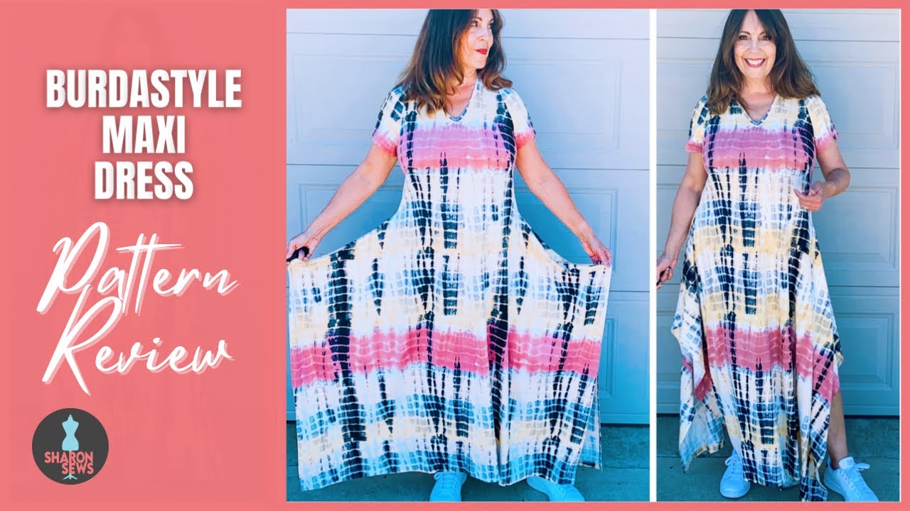 KNIT MAXI DRESS SEWING PATTERN REVIEW BurdaStyle March 2015 Dress 122