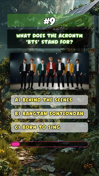 #005  Welcome to the ultimate BTS quiz!  #bts