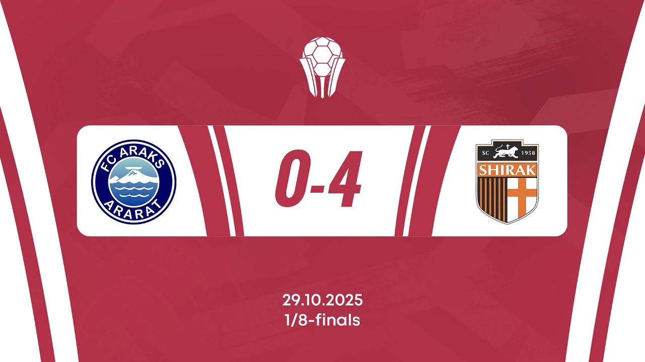 Armenian Cup, Round of 16, FC Ararati Araks-SC Shirak